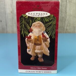 Hallmark Keepsake Ornament Merry Olde Santa Handcrafted & Dated 1997